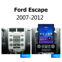 Reproductor Multimedia Android con Pantalla Vertical Estilo Tesla de 9.7 Pulgadas para Ford Escape 2007-2011, Unidad Principal de Radio para Coche