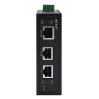Servidor de Dispositivos Seriales UOTEK UT-6312C 0/100M Ethernet 2 RS-232/485/422, Protección Contra Sobretensiones de 600W, Control de Flujo, DC5V, Terminal 5.08-3P