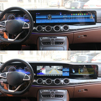 Reproductor Multimedia para Automóvil con Pantalla Triple de 38 Pulgadas, Android Auto para Mercedes-Benz Clase E W213 2016-2020, Unidad Principal de Navegación GPS para Automóvil