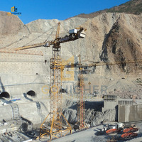 Grue araignée mobile de construction de dernière génération, de qualité supérieure, 2t, 50 tonnes, 100 tonnes, avec topkit