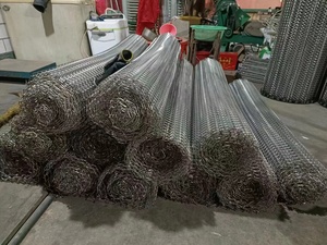 Yüksek sıcaklığa dayanıklı 600 derece 310 paslanmaz çelik fırın spiral metal tel örgü zincirli konveyör kemer - Product Image 4