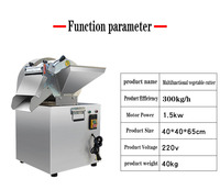 Qiji Elektrische Groentesnijder Multifunctionele Groentefruit Ui Wortel Aardappel Radijs Groentesnijmachine