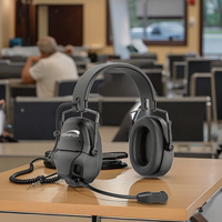 Casque tactique haut de gamme Qualcomm ANC ENC BT 5.5, étanche IPX6, avec écouteurs intégrés, DB135 Science Research, haut-parleurs 40 mm