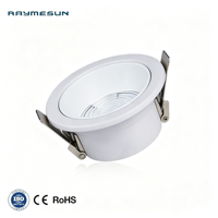 Spot LED encastré en aluminium Leimai 7W 9W 12W 15W 18W SMD, rond, CCT changeable, pour usage domestique et hôtelier