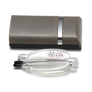 نظارات قراءة محمولة قابلة للطي للرجال والنساء، لكبار السن، عادية، عالية الوضوح، مضادة للضوء الأزرق، نظارات قراءة JJ 812 - Product Image 3