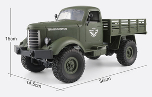 Veículo de Controle Remoto JJRC Q61 1/16 2.4G 4WD, Caminhão Militar Off-Road RC, Carro RC para Presentes para Crianças - Product Image 5