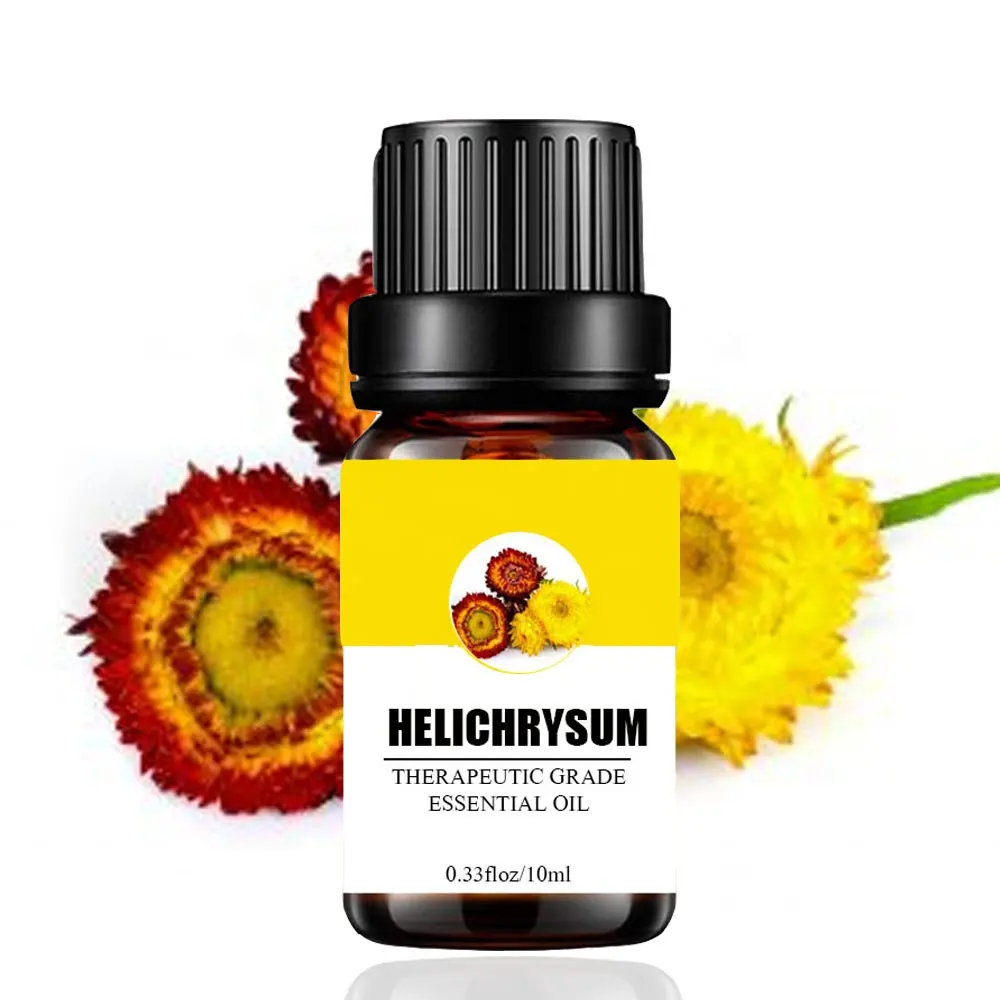 Sıcak satış 100% saf doğal organik helichrysum italicum uçucu yağ toplu helichrysum oil