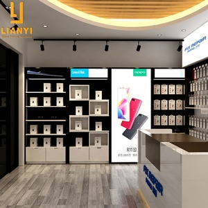 Thiết kế đơn giản điện thoại di động phụ kiện cửa hàng đồ nội thất MDF điện thoại di động cửa hàng truy cập - Product Image 4