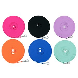 Fabrika teslimat ağır PVC köpek eğitim tasma su geçirmez <span class=keywords><strong>Large</strong></span> 30FT 15FT 10FT 5FT büyük küçük köpekler için hatırlama uzun kurşun - Product Image 6