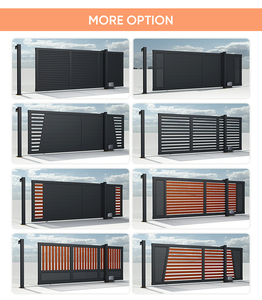 JHR 90 Degree <strong>Corner</strong> Sliding Gate Driveway Automatic Driveway Folding Curve <strong>Corner</strong> Gate Modern Metal Gate Motorised <strong>Corner</strong> - Product Image 5