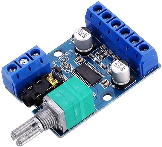 5 pcs DY-AP3015 DC 8-24V 30W x 2 Class D Dual Channel High Power Stereo Digital Amplifier Board