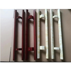 <span class=keywords><strong>Poignée</strong></span> <span class=keywords><strong>de</strong></span> traction moderne en aluminium couleur or pour <span class=keywords><strong>porte</strong></span> en verre pour hôtels villas appartements ateliers entrepôts centres commerciaux - Product Image 3