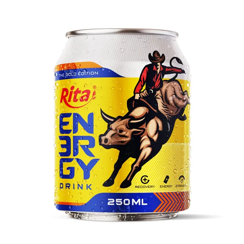 Supplier Soft Drinks 250 ml Short Canned Energy Drink Bull