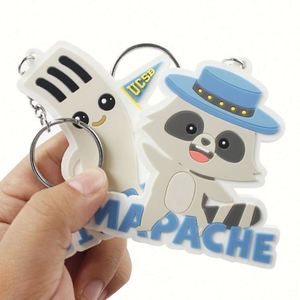 Custom 2D Soft PVC & Silicone Keychain 3D Metal Keyring Customizable Logo Business Targeted Personalized Customized <b>Key</b> <b>Chain</b> - Product Image 5