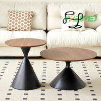 Ensemble de tables basses rondes minimalistes modernes, meubles de salon de luxe pour petits appartements, hôtels et maisons