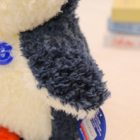 Peluche pingouin en tissu de coton doux de haute qualité, respectueuse de la peau, pour la sécurité des enfants et la décoration de la maison