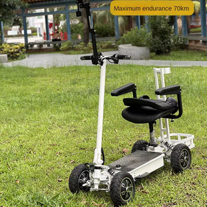 Scooter de Golf Plegable de 48v Directo de Fábrica, Monoplaza con Batería de Litio de 20ah, Motor sin Escobillas, Carga de 100kg, Jyop-e09 Four-w - Product Image 2