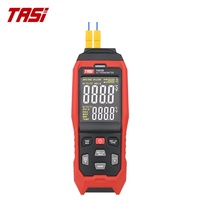 Thermomètre à thermocouple monocanal TASI TA612A - Mesure des températures extrêmes, précision, stockage de données USB en plastique