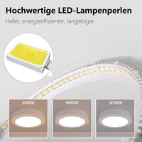 Plafonnier LED rond ultra fin 6w 12w 18w 24w, plafonnier LED à montage en surface pour la maison, plafonnier LED d'intérieur