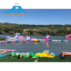 Parque Acuático Inflable Myrtle Beach Aqua Park Inflable <span class=keywords><strong>Wake</strong></span> <span class=keywords><strong>Island</strong></span> Waterpark - Product Image 5