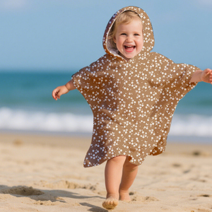 Custom <strong>Girls</strong> Boys Surf Changing Robe Kids Pool <strong>Towels</strong> Quick Dry Lightweight Soft Cotton <strong>Poncho</strong> Hooded Kids Beach <strong>Towels</strong> - Product Image 2