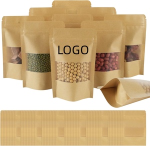 Bolsas de Papel Kraft Reciclables de 100g para Especias, con Impresión Digital, Cierre Magnético, Personalizables, Reutilizables, para Alimentos para Mascotas - Product Image 1