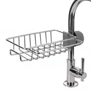 Estante para Grifo <span class=keywords><strong>de</strong></span> Acero Inoxidable, Multifuncional, para Montar <span class=keywords><strong>en</strong></span> la <span class=keywords><strong>Pared</strong></span>, Escurridor <span class=keywords><strong>de</strong></span> Platos para Fregadero <span class=keywords><strong>de</strong></span> Cocina - Product Image 3