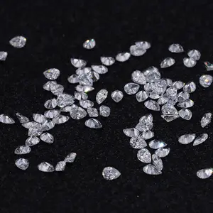 डीएफ बनाम 0.035-0.1ct हीरे ढीले मेली मटर लैब हीरे थोक सिंथेटिक Hft हीरा