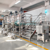 crème sous vide pommade Lotion dentifrice Gel mélangeur faisant la machine équipement de production de cosmétiques