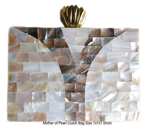 BRC06069 Wedding Party Bridal Fancy Bag <b>Chains</b> MOP Natural Crystal <b>Cheap</b> Ladies Bags Crossbody Handmade - Product Image 1