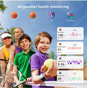 <span class=keywords><strong>Relojes</strong></span> Inteligentes HT40 para Niños y Niñas con Música Local, Cuentos, SOS de Emergencia, Monitoreo de Salud, Reloj Inteligente Infantil - Product Image 5
