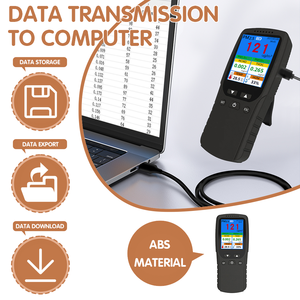 Handheld Monitor da Qualidade do Ar PM2.5 PM1.0 PM10 Medidor <span class=keywords><strong>Tester</strong></span> Digital com HCHO TVOC Analisador De Gás para Uso Interior/Exterior - Product Image 6
