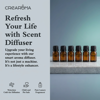 Diffuseur d'arômes boisés CREAROMA, huile parfumée sans eau, longue durée, huile parfumante, arômes frais, huile pour diffuseur de parfum, haute concentration