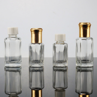 3ml 5ml 6ml 8ml 10ml 12ml flacons en verre avec bille roulante en verre/métal ou bâton et couvercles