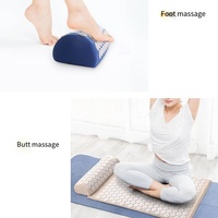 Tapis de massage d'acupression écologique personnalisé avec stimulation par aiguilles, relaxation, soulagement de la douleur, ensemble tapis et oreiller d'acupression