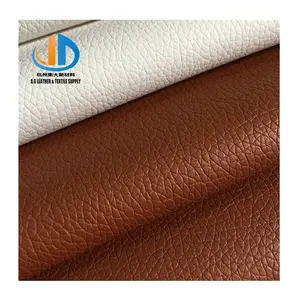 Hot Sale Litchi Grain DE90 pattern PVC Leather for Sofa Decoration