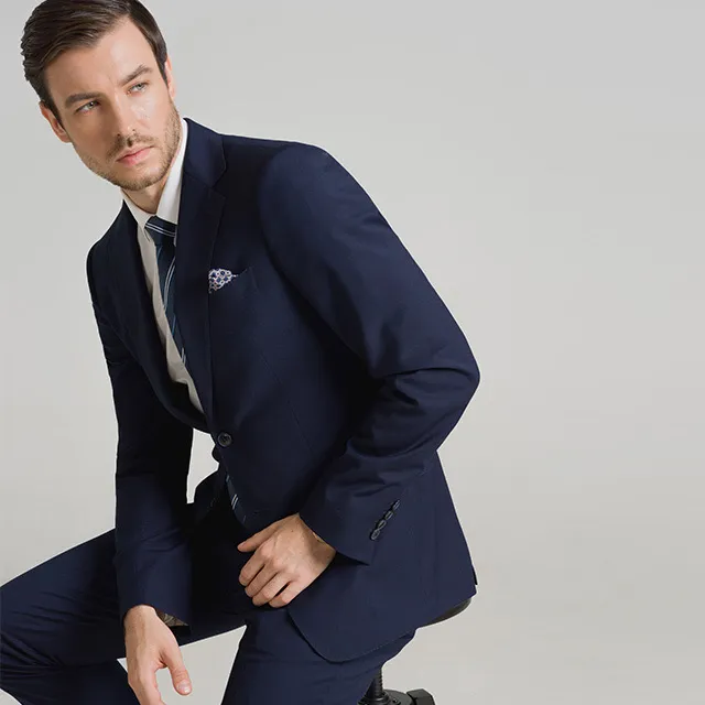 Trajes de hombre Nuevo traje clásico Moda Abrigo Blazer Chaqueta Hecho a medida Hombres Negocios Casual