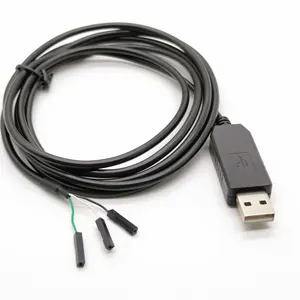Kabel Dupont Seri FTDI FT232RL CP2102 PL2303 USB Ke Uart TTL untuk Raspberry Pi, 5V 3.3V
