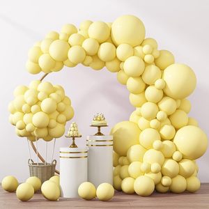 Kit Completo Fai-da-Te per Arco di Palloncini con Ghirlanda di Perle Bianche Eleganti, Decorazioni per Feste in Lattice per Matrimoni e Anniversari - Product Image 4