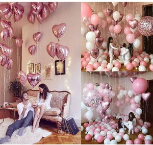 51 <span class=keywords><strong>Pack</strong></span> Party Favors Joyeux <span class=keywords><strong>Anniversaire</strong></span> Bannière, Feuille D'hélium Coeur Ballon Globos Al Por Mayor pour Filles <span class=keywords><strong>Anniversaire</strong></span>, Décoration De Mariage - Product Image 6