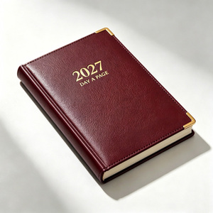 Agenda Semanal A5 Classmates, Diario Personalizado 2027, Planificador Diario de Una Página por Día con Tapa Dura de Cuero Vegano - Product Image 2
