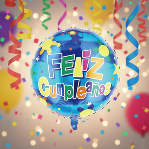 Globo de Helio de Aluminio de 45 cm con Diseño de Feliz Cumpleaños, Decoración Redonda para Fiestas Infantiles - Product Image 2