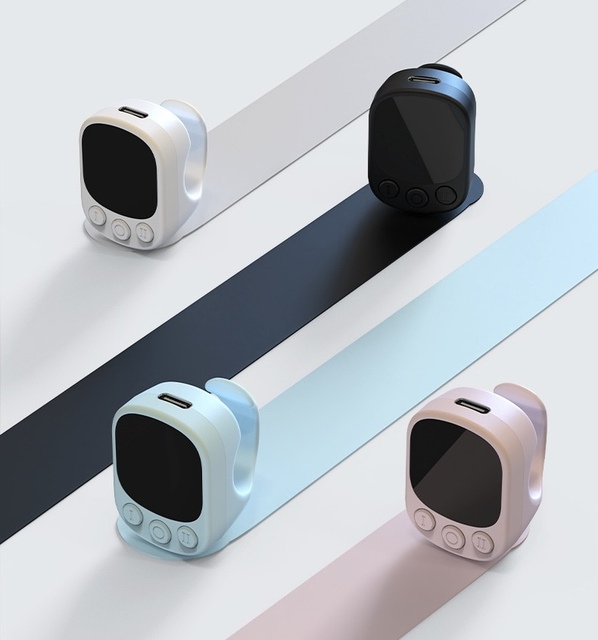 Mouse Ring Remote Control with Touchpad Smart Automatic Screen Clicker Device Continuous Clicker Scrolling Ring Remote Control S