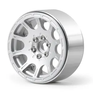 RC Car Alumínio Alloy 2.2 Beadlock Wheel Rim Hubs para 1/10 Axial SCX10 TRX4 Wraith 90018 RC Crawler Upgrade Peças Acessórios