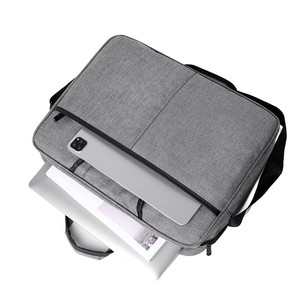 Sac à bandoulière en nylon imperméable pour ordinateur portable 15,6 pouces, sacoche de messagerie professionnelle grande capacité, sac à main léger pour homme, idéal pour les voyages en extérieur - Product Image 2
