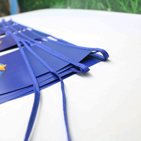 Drapeau PVC en forme de guirlande de fanions en tissu pour décoration de plafond de club de football, avec impression de logo personnalisée, vente en gros
