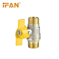 IFAN OEM ODM Valve de gaz naturel en laiton forgé Durable de 1 pouce Valve de gaz en laiton personnalisée
