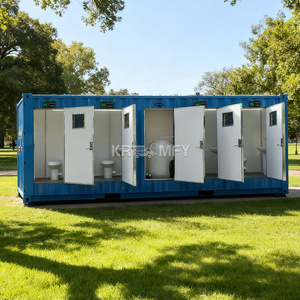 Baño Público Exterior para Parques y Áreas Escénicas, con Contenedor 2025, Protección Ambiental y Contenedor de Desechos Orgánicos - Product Image 3