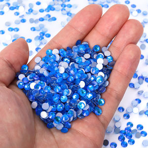 Neue Farben November Neues Design Blinkende Farben Großhandel Strass Non Hotfix Flat Back Kristallglas für DIY Nagel kleidung - Product Image 6