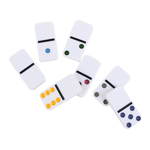 Nuevo Juego de Dominó de 28 Piezas de Doble Seis Colores, Dominó Clásico con Números para Juego de Mesa - Product Image 4